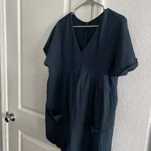 Ladies Emery Rose Navy Romper Size L - Picture 1 of 4