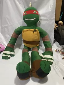 Teenage Mutant Ninja Schildkröte Plüschtier RAPHAEL Stofftier dehnbar TMNT - Bild 1 von 8