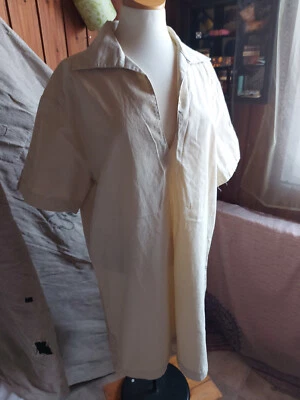 H&M  Kleid    Gr. M  beige   dünner Jeans   neu - Bild 1 von 4