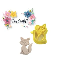 Fox 2 Polymer Clay Cutter - Handmade Earrings - Ceramic Tools - Bild 1 von 6