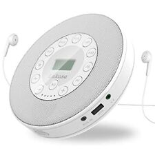 LUKASA Portable CD Player Bluetooth Personal Walkman Mp3 Players 2000mah Recharg