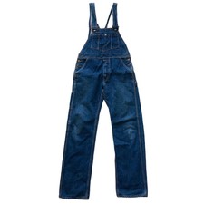 60S 70S BIG JOHN Vintage Overalls W34 Talon Zip Japanese Denim MEN Size M