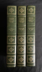 Charles Dickens Complete Works Centennial Edition 3 Book Lot Hardcover EXC - Picture 1 of 4