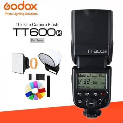 Godox TT600s Kamera Flash Speedlite 2,4G HSS TTL für Sony a6000 a7 II III IV - Bild 1 von 4