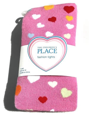 Nuevas Medias The Children's Place TCP Corazones y Rayas Talla 8-9-10 Nuevas en Paquete Nuevas con Etiquetas Foto 1 de 2