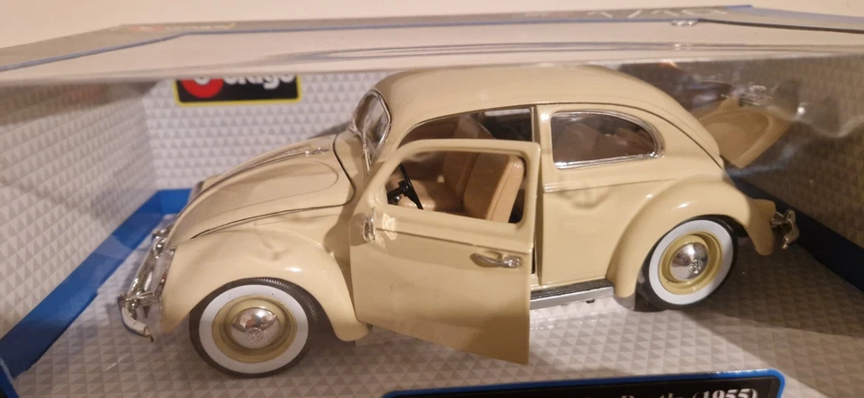 Bburago 18-12029 1:18 VOLKSWAGEN KAFERT-BEETLE BLUE ( - Bild 1 von 2
