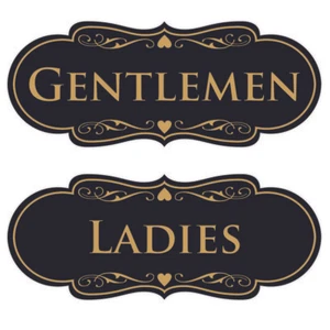 Designer LADIES GENTLEMEN (2-Pack) - Picture 1 of 14