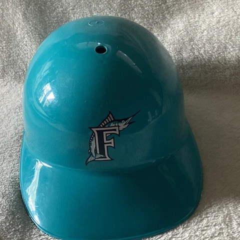 1993 Vintage Florida Miami Marlins Teal Plastic Replica Souvenir Batting Helmet Cover