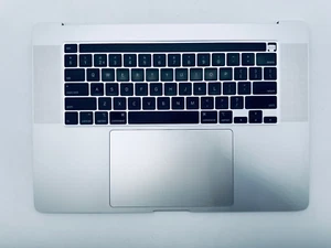 MacBook Pro 16" 2019 A2141 Palmrest Top Case Keyboard Battery Touch Bar Silver - Afbeelding 1 van 11
