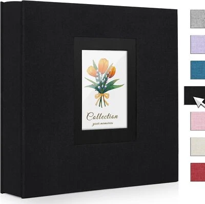 Álbum de fotos 4x6 600 fotos, cubierta de cuero capacidad extra grande para 600 Hori... Foto 1 de 4
