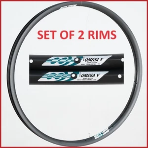 NOS CAMPAGNOLO OMEGA CLINCHER RIMS 28" 700c 36H VINTAGE 80s ROAD BIKE OLD V - Picture 1 of 5