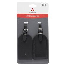 New Technicals Set of 2 Leather Travel Luggage Tags