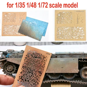 Für 1/35 1/48 1/72 Scale Model Weathering Airbrush Schablonen Papier DIY Tool - Picture 1 of 6