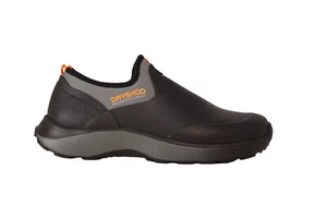Dryshod Mens Evalusion Super Lightweight Black Rubber Slip-On Shoes - Picture 1 of 9