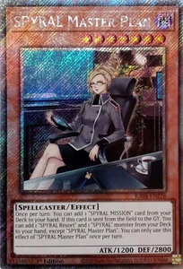 RA04-DE276 SPYRAL-MASTERPLAN PLATIN SECRET RARE 1.AUFLAGE YuGiOh KARTE - Bild 1 von 1