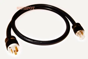 Furukawa PCOCC 9AWG 1M/3.3FT acrolink cryo AU plug Power Cable - Picture 1 of 4