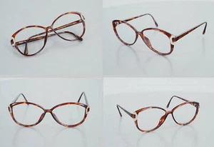 Saphira lcm Brille Oversized Braun Lese Sonnen Brille Vintage 50er 60er Jahre - Picture 1 of 10