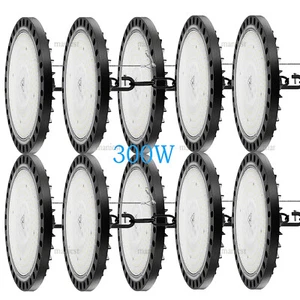 10X UFO LED Hallenbeleuchtung Deckenstrahler Werkstattleuchte Industrielampe300W - Bild 1 von 11