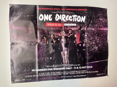 One Direction Poster Wo Wir Are The Konzert Film Promotion Oktober 2014 - Bild 1 von 4