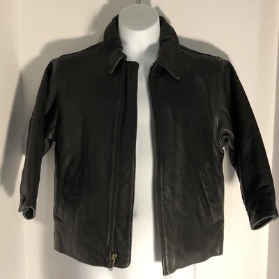 Gap Kids Real leather Jacket Size 4 - Image 1 of 4