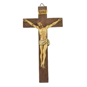 13" Religiöses Jesus Kruzifix - Heiliges Kreuz hängende Statue, Sammlerstück Dekor - Bild 1 von 6