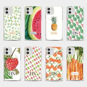 PERSONALISED CASE FOR IPHONE SHOCKPROOF PHONE COVER FRUITS - Picture 1 of 34