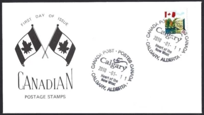 🍁Canadá #2350a "Flag Over Mills" Nuevo 2010 Evento Especial Cachet Foto 1 de 2