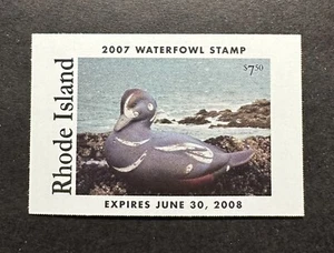 WTDstamps - 2007 RHODE ISLAND - Lot3 - State Duck Stamp - Mint OG NH - Picture 1 of 2