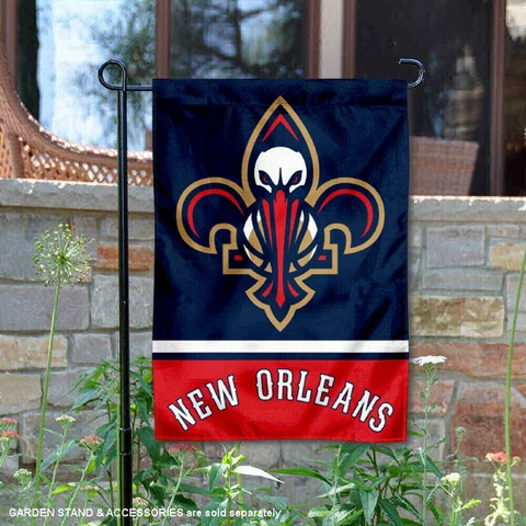 New Orleans Pelicans Garden Flag and Yard Banner Cover