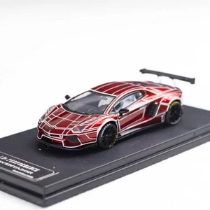 King Model 1/64 Lamborghini Aventador LP700 LB luminous Red Diecast Car Model - Picture 1 of 7