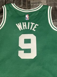 Derrick White Boston Celtics Amica Authentic Nike Icon Ed Swingman Jersey 40 Sml - Picture 1 of 14