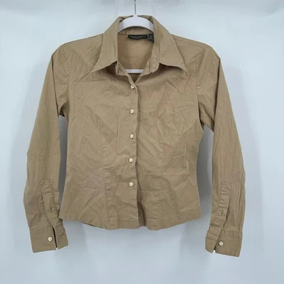 Top minimalista Banana Republic para mujer vintage años 90 talla XS neutro chic clásico Foto 1 de 4