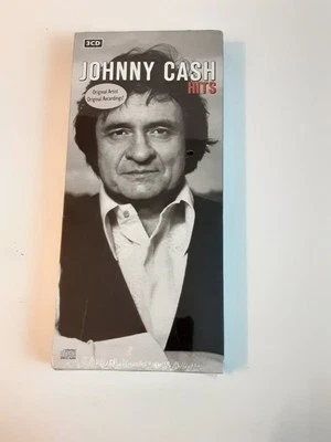 JOHNNY CASH HITS 3 CD SET Man in Black Cowboy A Thing Called Loved Sealed New - Image 1 of 2