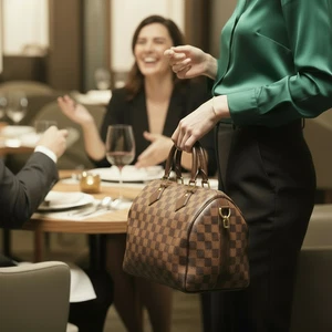 Bolso de mano Louis Vuitton Damier Speedy 25 bandolera - N40575 - Imagen 1 de 20