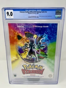 Pokemon Stadium Official N64 Strategy Guide CGC Graded 9.0  - Picture 1 of 8