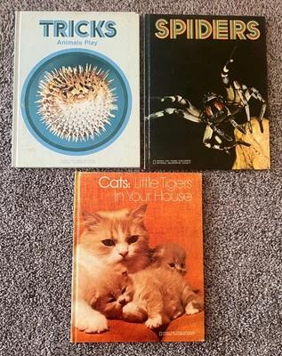 🍒 National Geographic Society Books for Young Explorers LOT Tricks Cats Spiders - Image 1 of 4