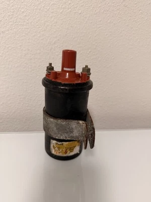 Bosch Ignition Coil Vintage Classic Car Part Used Original Metal Bracket - Image 1 of 4