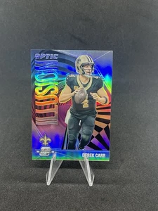 Derek Carr 2023 Panini Contenders Optic - Optic Illusion #OI-4 Prizm Saints - Foto 1 di 2