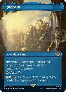 MTG Rivendell 344 Raro Tierra Sin Fronteras El Señor de los Anillos - Imagen 1 de 1