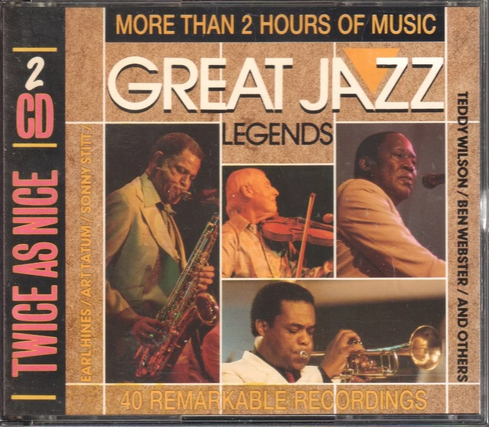 Various Artists Great Jazz Legends (40 Remarkable Recordings) double CD Germany - Bild 1 von 2
