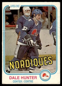 1981-82 O-Pee-Chee VTG OPC Rookie Dale Hunter Rookie Quebec Nordiques #277 - Picture 1 of 2