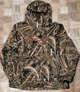 Under Armour Scent Control Infrared Hoodie Sweatshirt Realtree Mens Large Lined - Picture 1 of 5