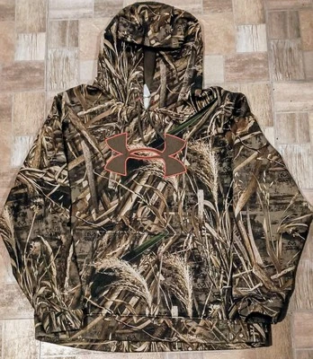 Under Armour Scent Control Infrared Hoodie Sweatshirt Realtree Mens Large Lined - Image 1 of 4