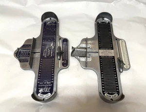 USA Vintage Brannock Device Pair w/ Women's Model Foot Shoe Size Measurement - Picture 1 of 9