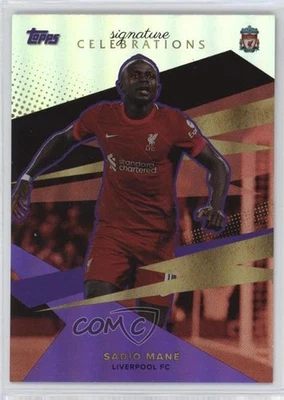 2021 Liverpool Team Set Signature Celebrations Purple Foil /15 Sadio Mane Mané - Image 1 of 2