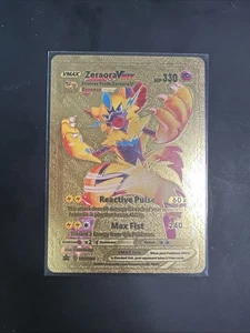 Zeraora VMAX Gold Foil Card Fan Art Display Card HP330 NM/M - Bild 1 von 1
