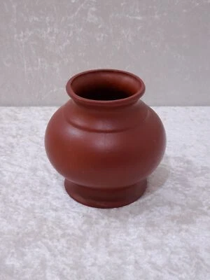 DDR Design Midcentury Keramik Ton Vase Handmade - Vintage um 1950/60 -10,5 cm - Bild 1 von 4