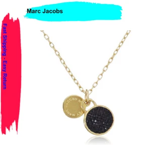 Marc by Marc Jacobs Pave Disc Pendant Necklace - Picture 1 of 2