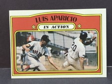 1972 Topps #314 Luis Aparicio IA NM Boston Red Sox HOF
