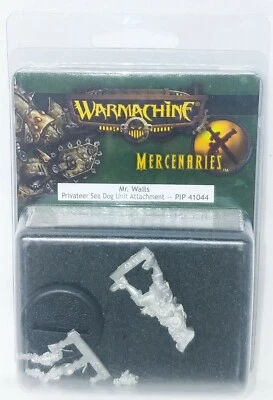 Mr. Walls, the Quartermaster Command Attachment Mercenaries Warmachine PIP 41044 - Image 1 of 2
